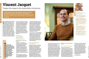 Félicitations à Vincent Jacquet, nouveau Chercheur qualifié FNRS à l'Université de Namur 