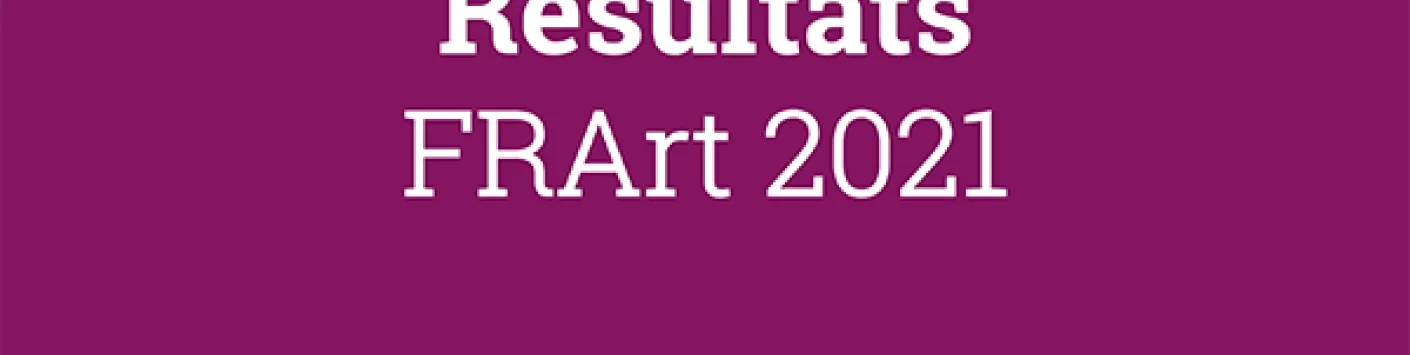 FRArt : Résultats des appels à propositions