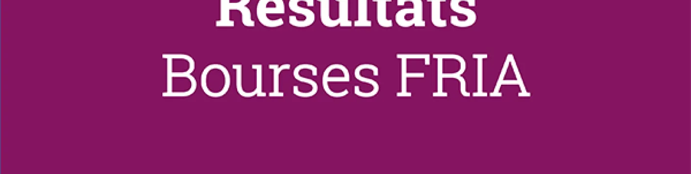 Applications selected by the board of trustees of the FRIA of 8 December 2020