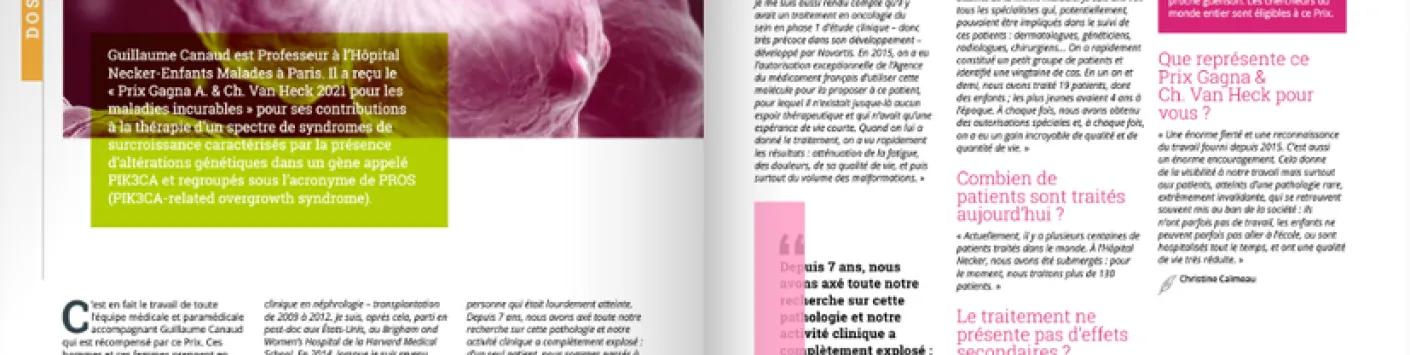 www.FNRS.news 125 | Contribuer à soigner une maladie rare et invalidante