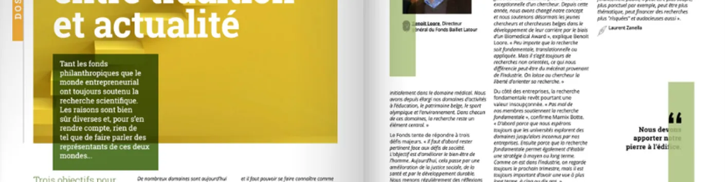 www.FNRS.news 125 | Le mécénat scientifique : entre tradition et actualité