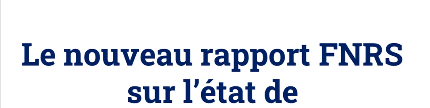 Le nouveau rapport FNRS sur l’état de l’égalité de genre est disponible