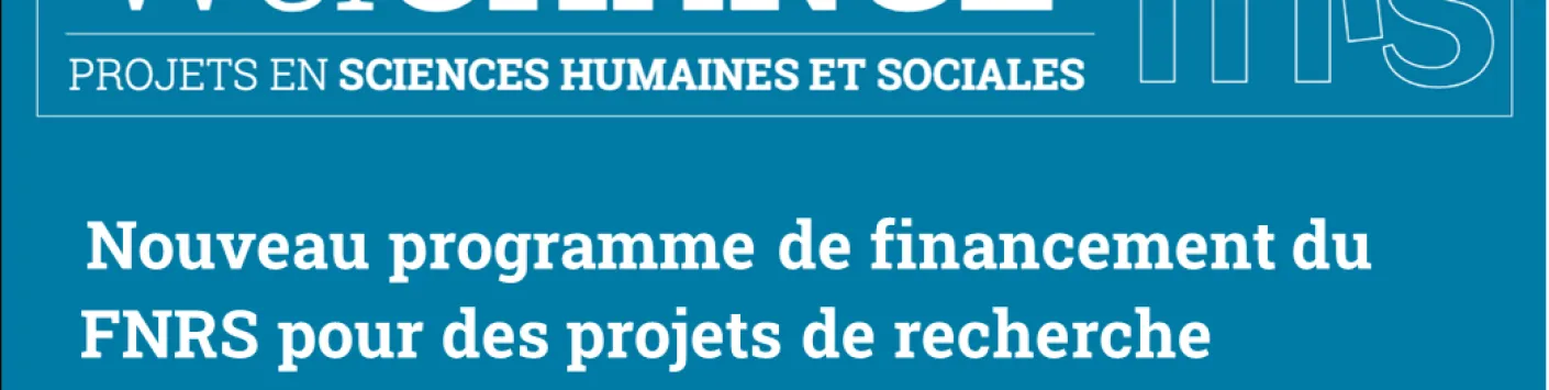 WelCHANGE FNRS : nouveau programme de financement